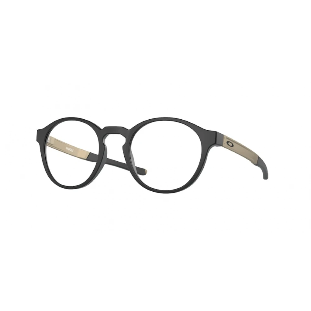 Oakley Black Ox8165 Saddle 816504 Man Optical Frames O_matter Round Normal - Image 3