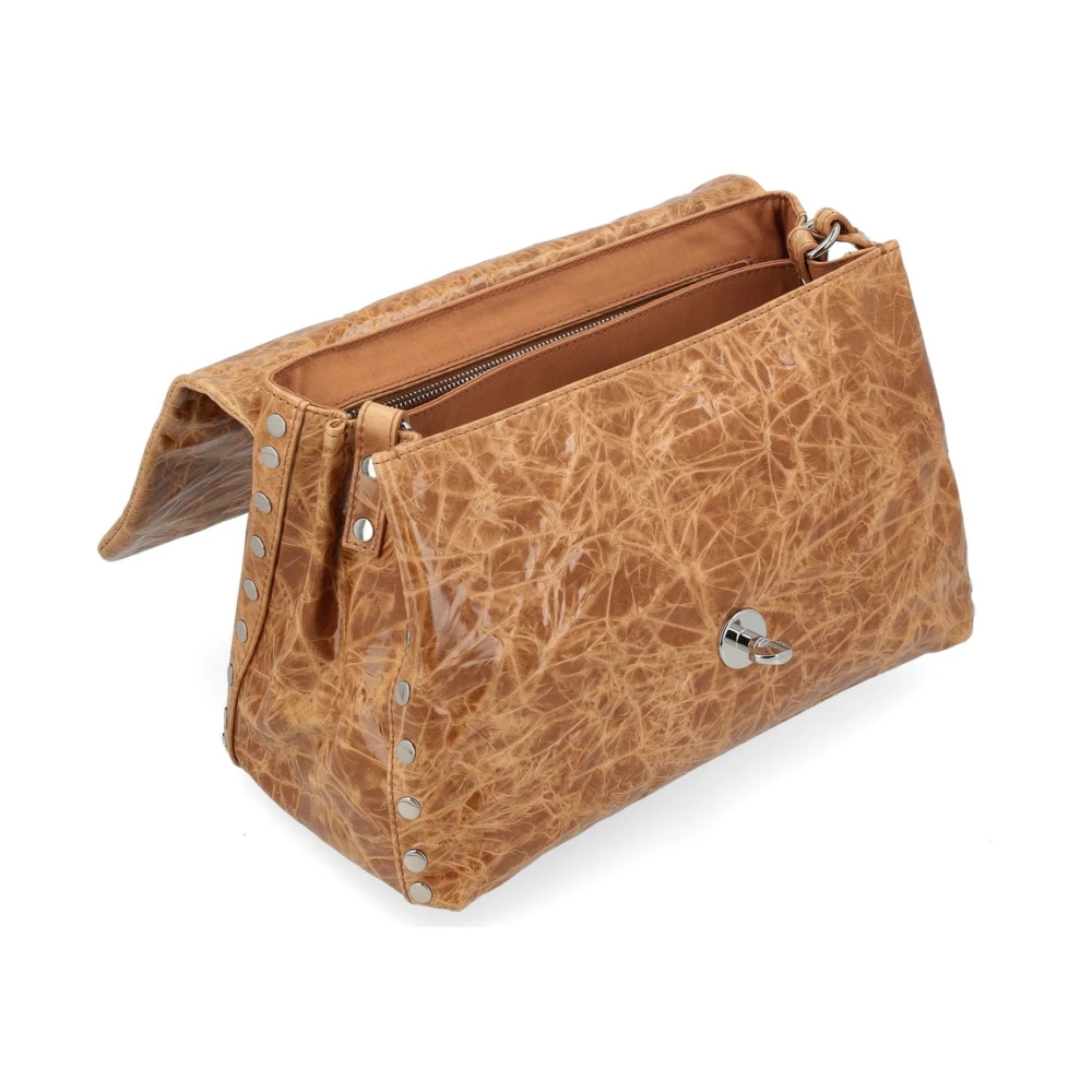 Zanellato Bruine Postina Jagger Schoudertas Brown Dames