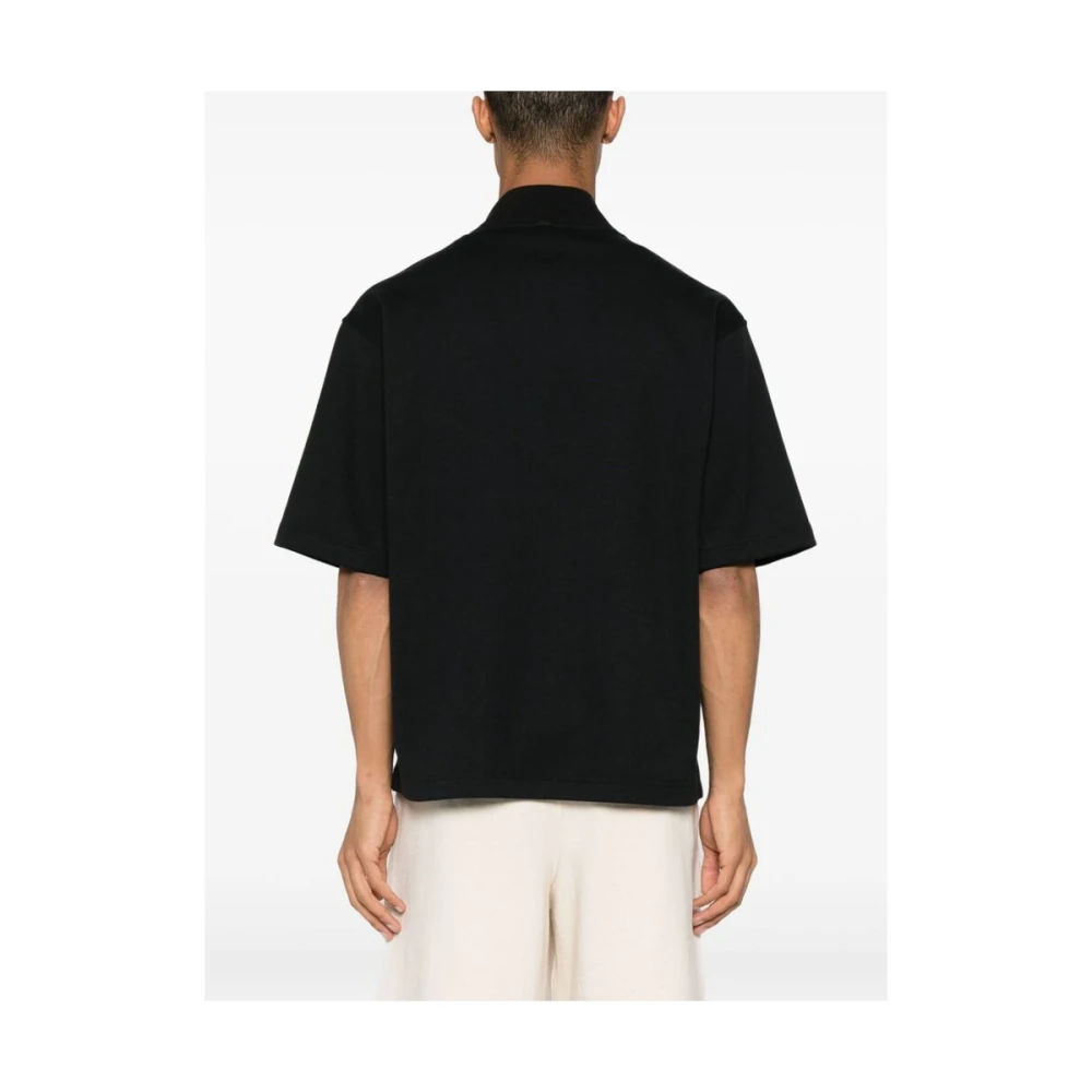 Herno Short Sleeve Shirts Black Heren