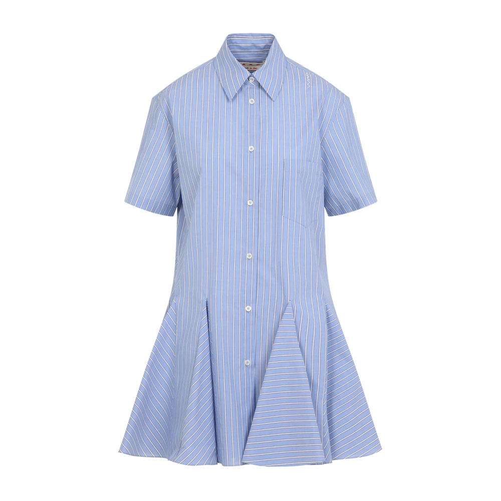 Marni Women's Blue Shirt Dresses, Xs, China Mini Dress