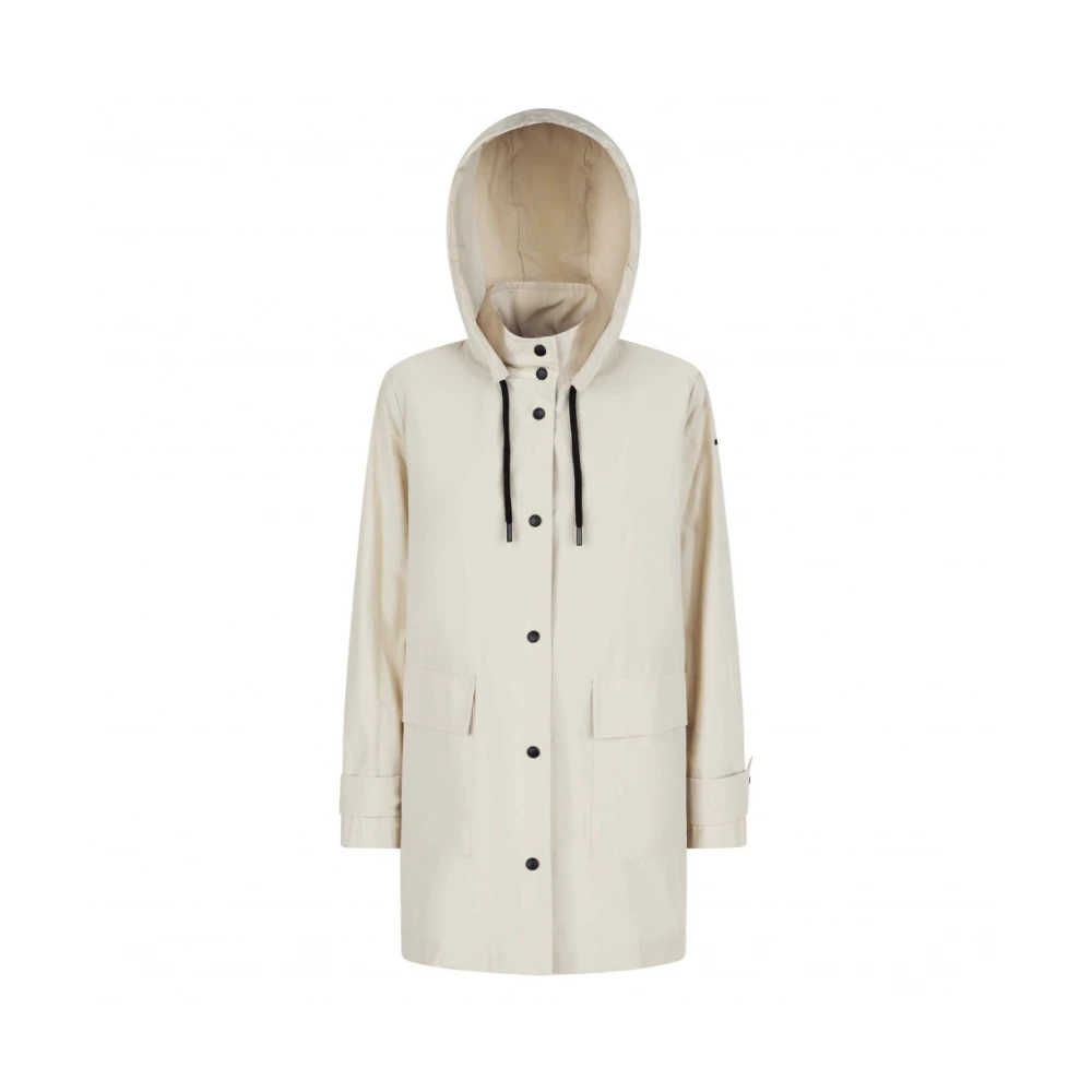 Geox - Coats > Parkas - White - Geox - Modalova