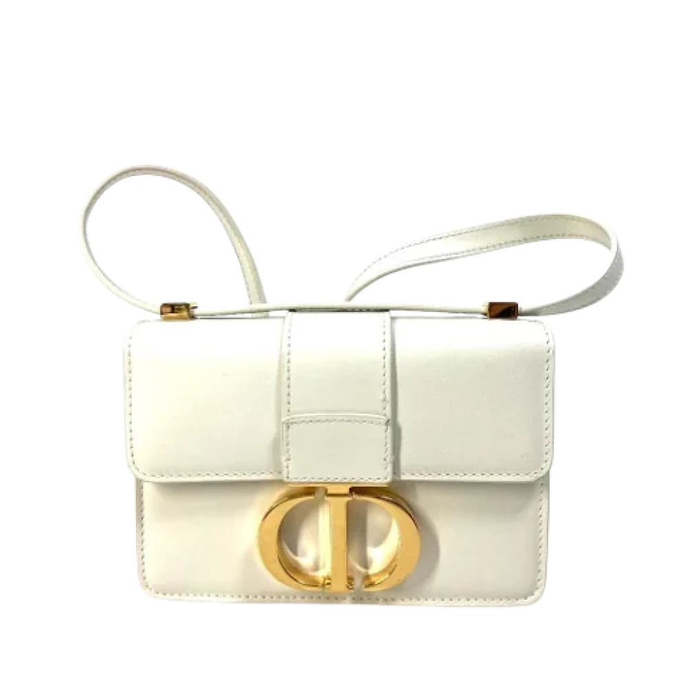 Dior Vintage Pre-owned Leather dior-bags White Dames