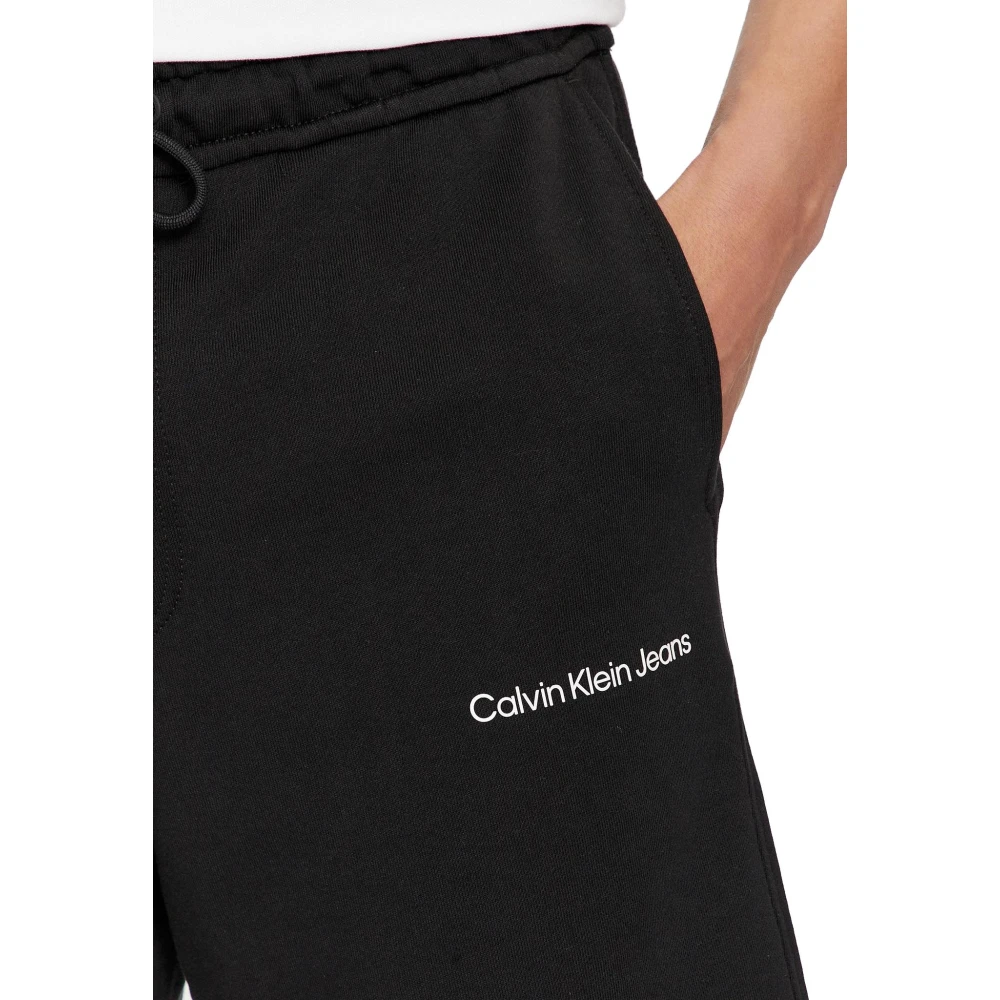 Calvin Klein Jeans Bermuda Shorts Lente Zomer Collectie Black Heren