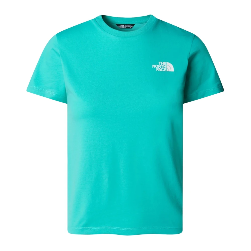 The North Face Contrast Logo T-shirt voor Kinderen Blue