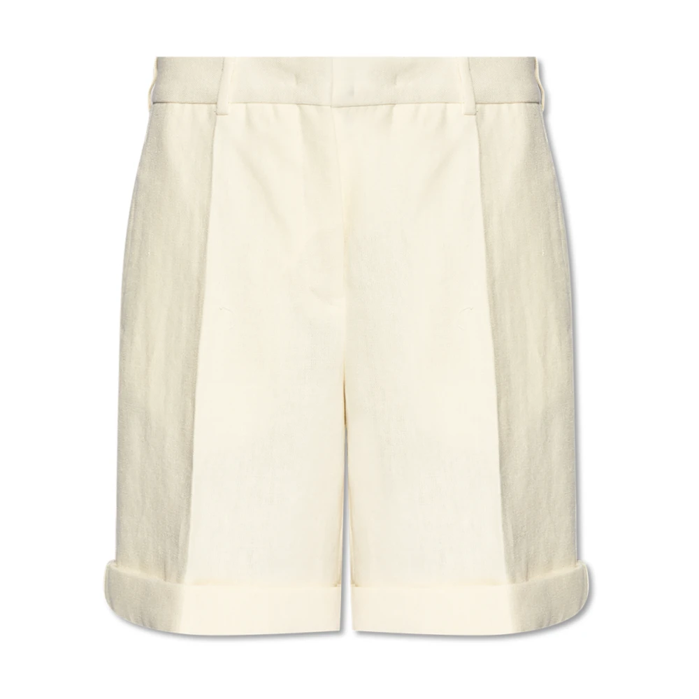 Jil Sander Shorts med fickor Beige, Dam