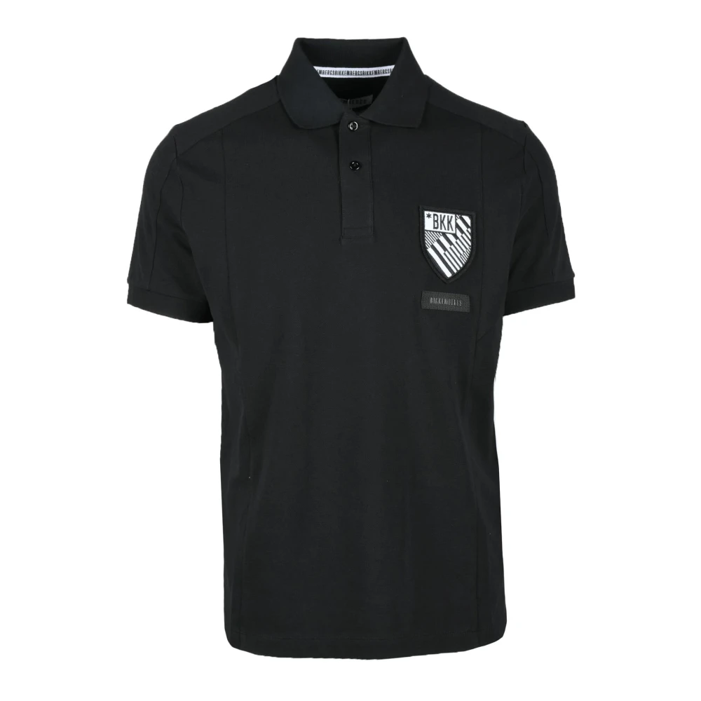 Bikkembergs Katoen Elastaan T-shirt Black Heren