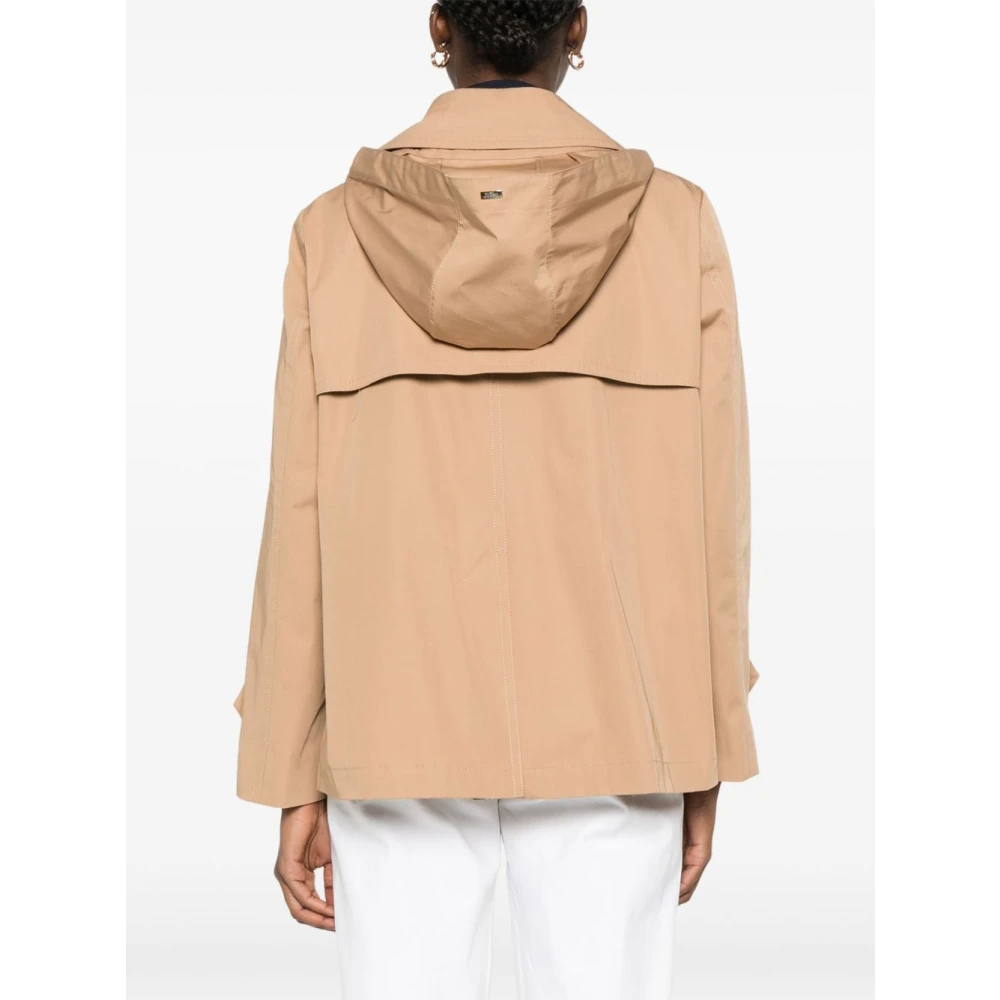 Herno Camel Coat Beige Dames