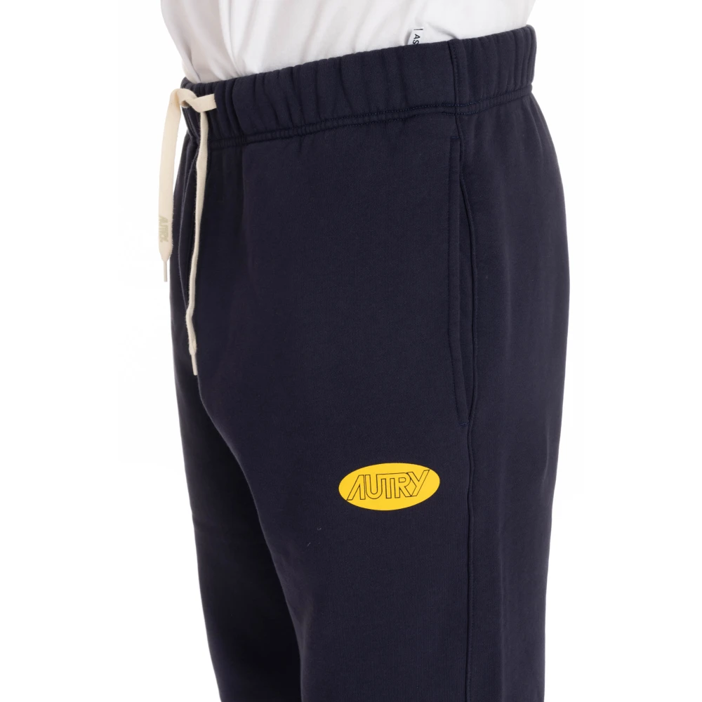 Autry Sweatpants met elastische tailleband Blue Heren
