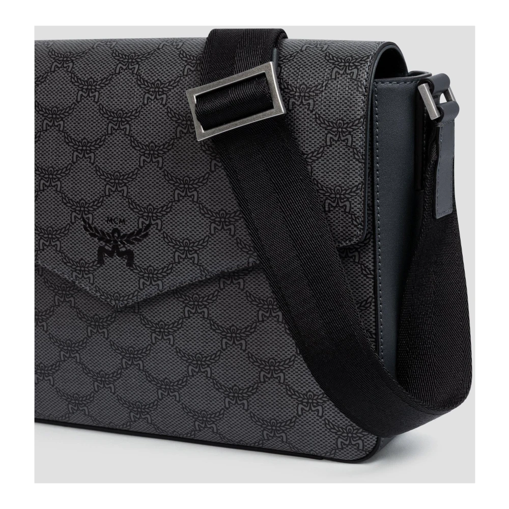 MCM Hemel Messenger Tas in Lauretos Gray Dames