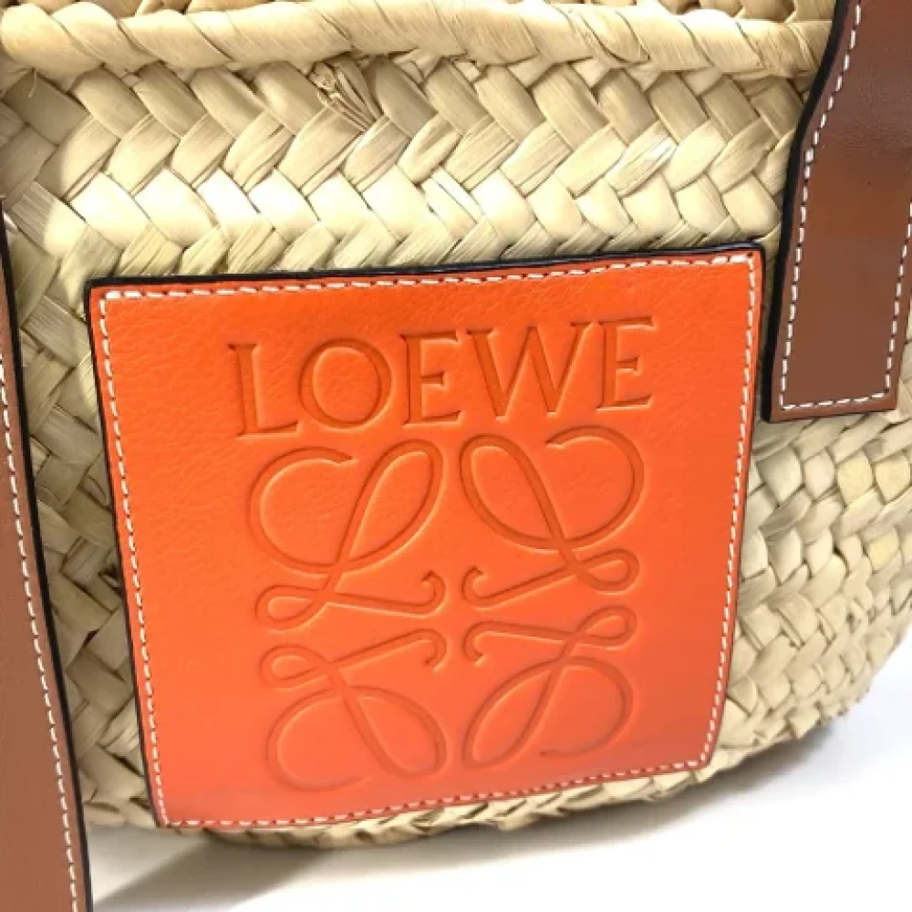 Loewe Pre-owned Fabric handbags Beige Dames