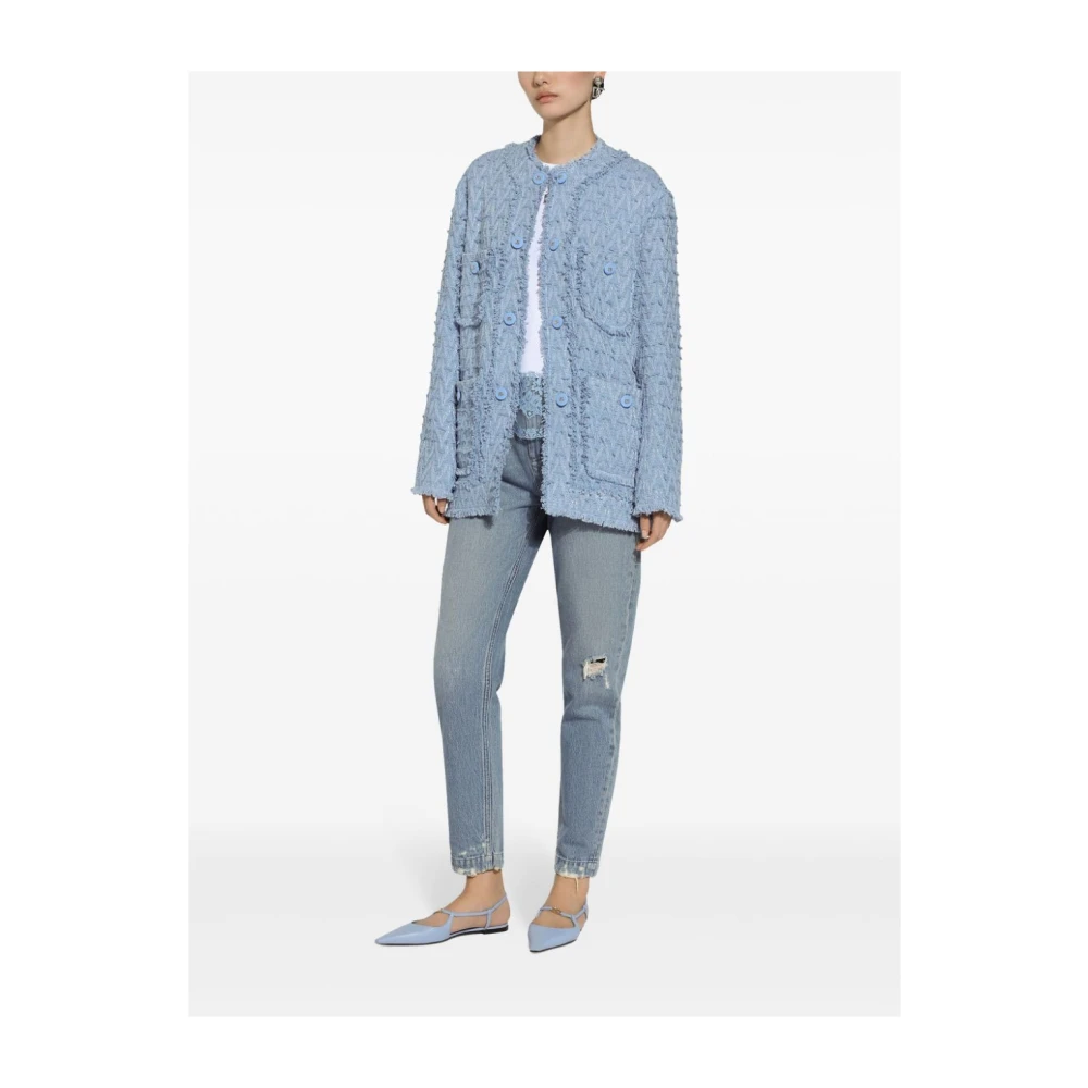 Dolce & Gabbana Stijlvolle Jassen voor Mannen en Vrouwen Blue Dames