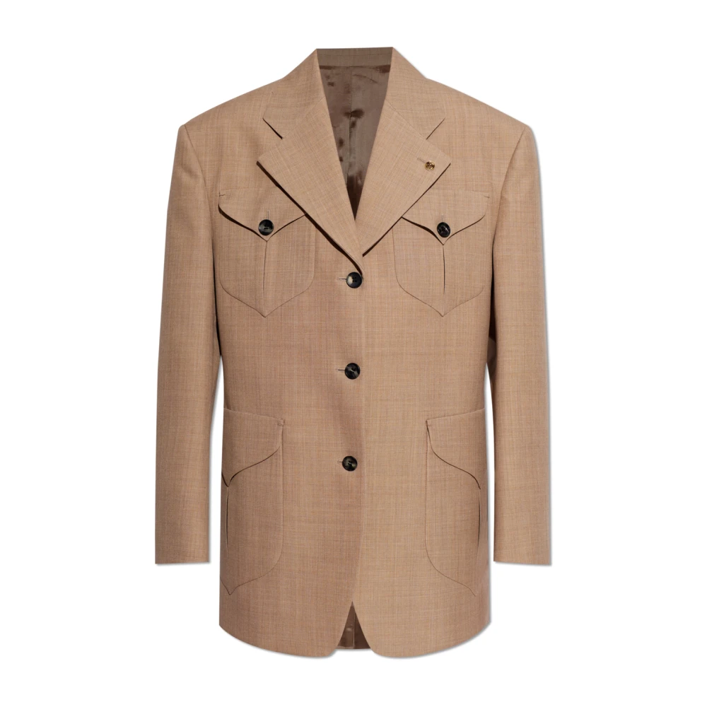 Versace Donna Beige - Wool Blazer - Jackets - S