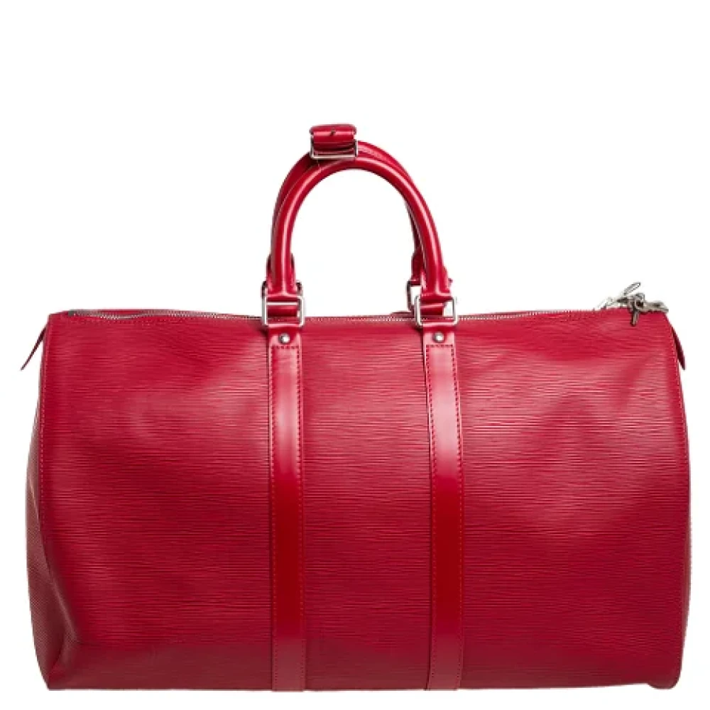 Louis Vuitton Vintage Pre-owned Leather handbags Red Dames