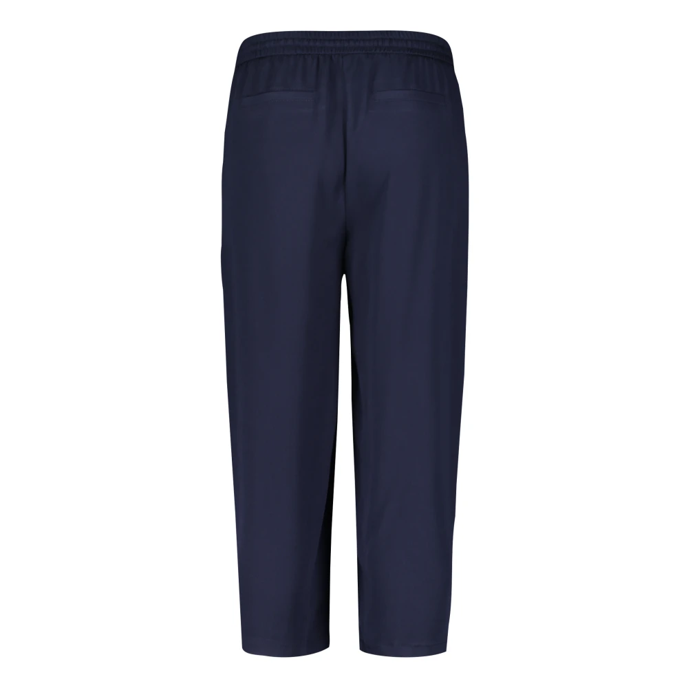 Betty Barclay Elastische taille broek met zakken Blue Dames