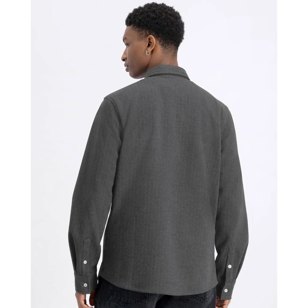 LAW OF THE SEA Troy Overshirt Gray Heren