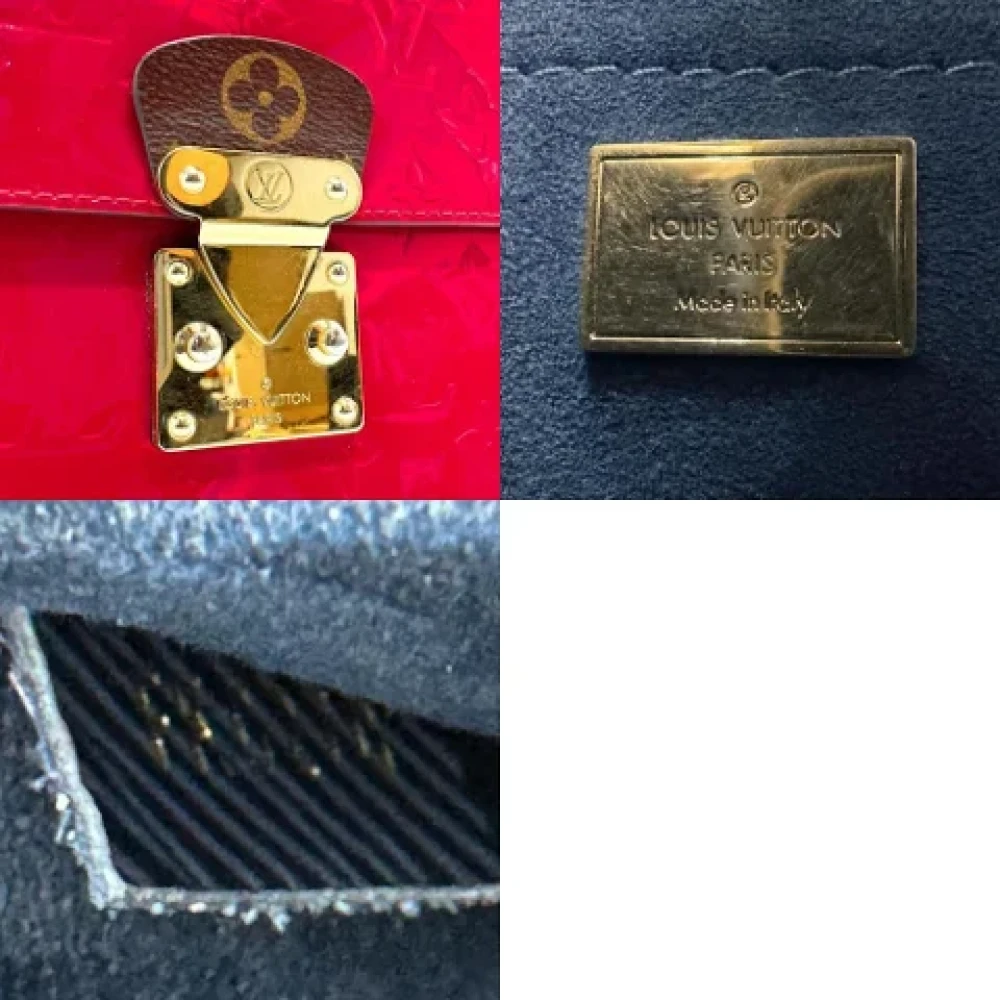 Louis Vuitton Vintage Pre-owned Leather handbags Red Dames