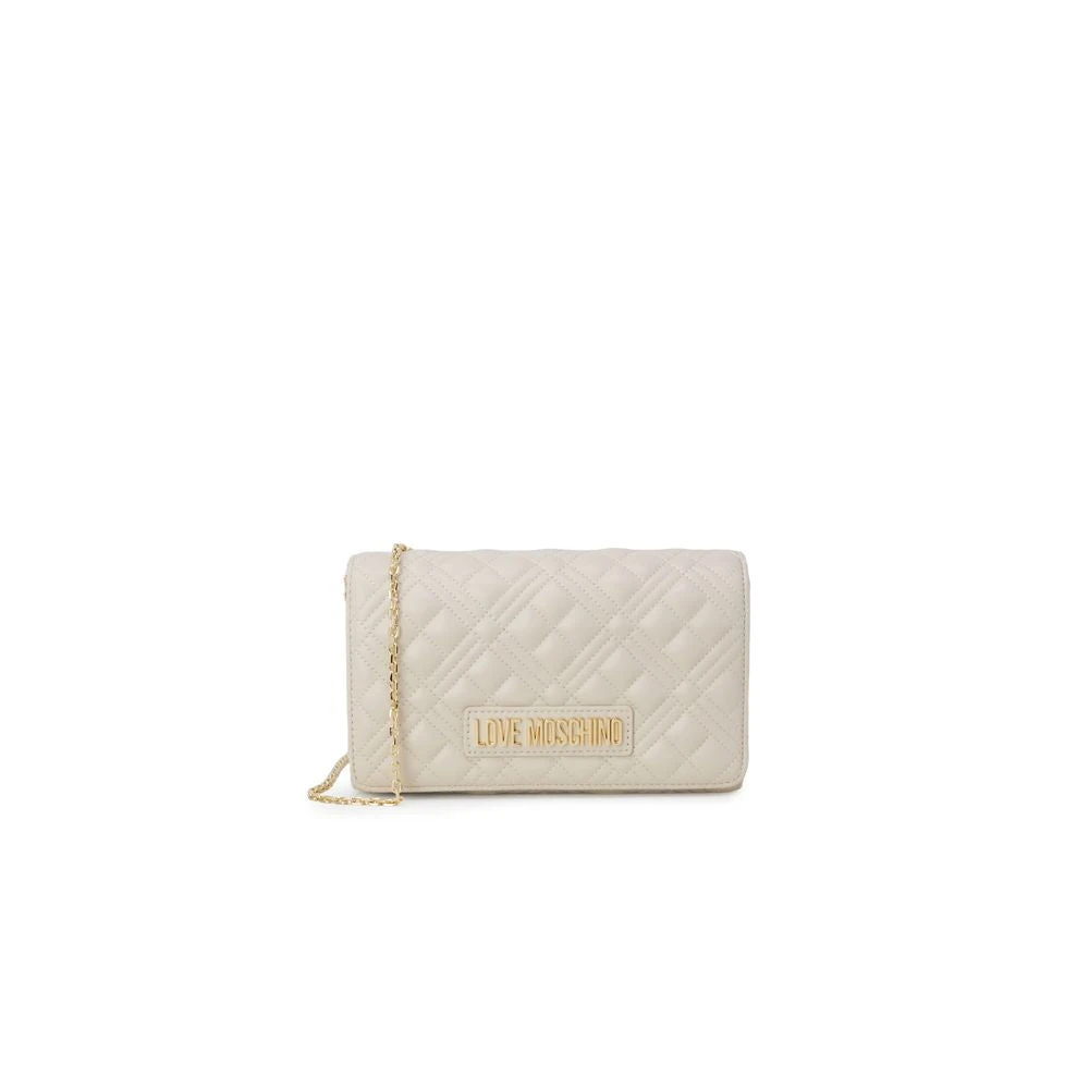 Love Moschino Beige Handtas Herfst Winter Collectie Beige Dames