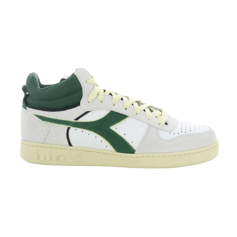 Diadora Lichtgrijze Magic Basket Demi G Sneakers Heren Schoenen Wit