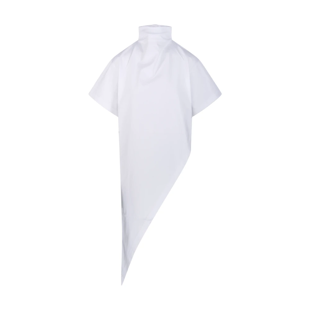 Alaïa White Triangle T-Shirt - Female - T-Shirts - S - Tops