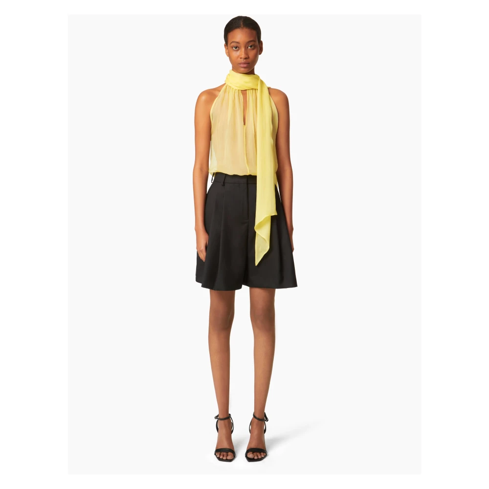 Nina Ricci Halterneck Lavallière Yellow Dames