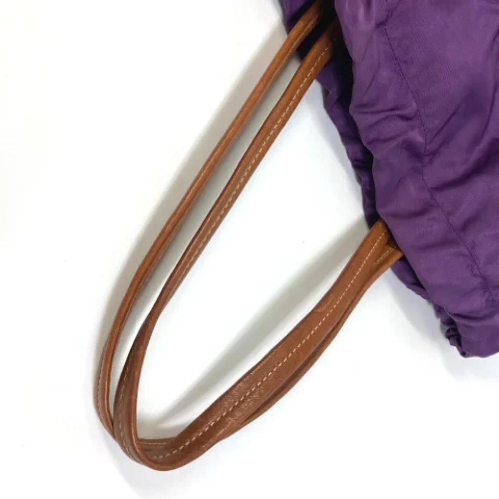 Prada Vintage Pre-owned Fabric prada-bags Purple Dames