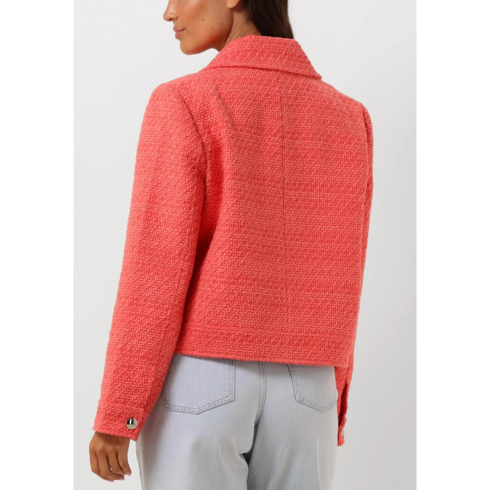 Suncoo Koraal Tweed Blazer Dolly Orange Dames