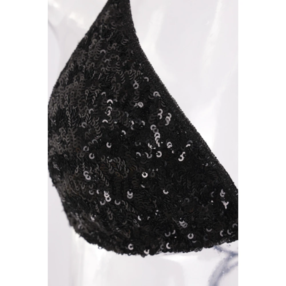 Oseree Pailletten Micro Bikini Zee Kleding Black Dames