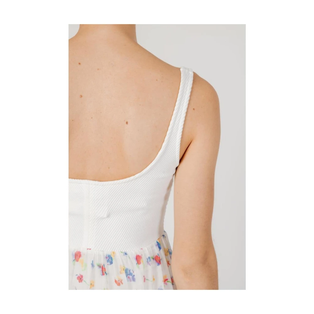 Desigual Moderne Witte Polyester Jurk voor Vrouwen White Dames