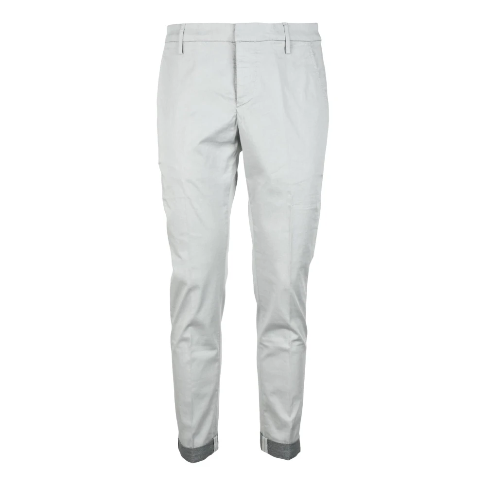Dondup Slim Fit Gaubert Broek White Heren