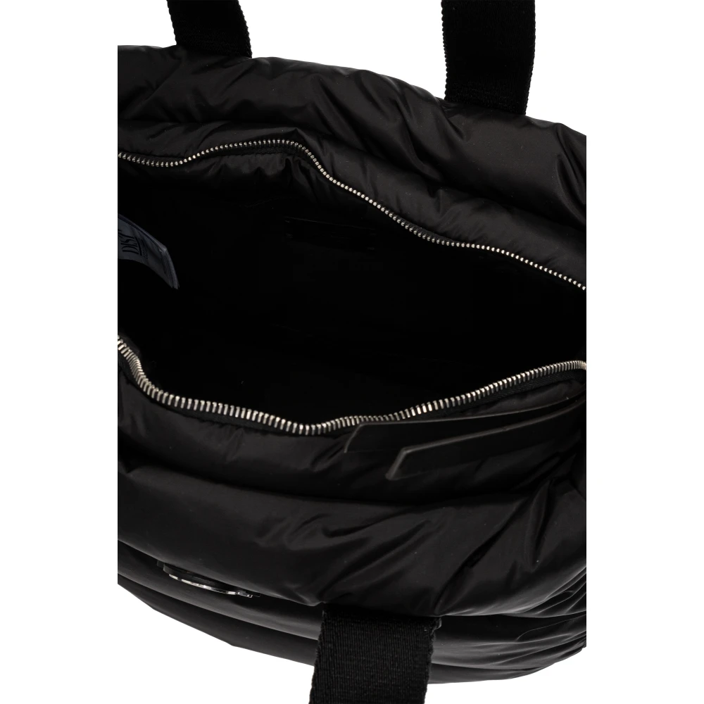 Moncler Schoudertas met logopatch Black Dames