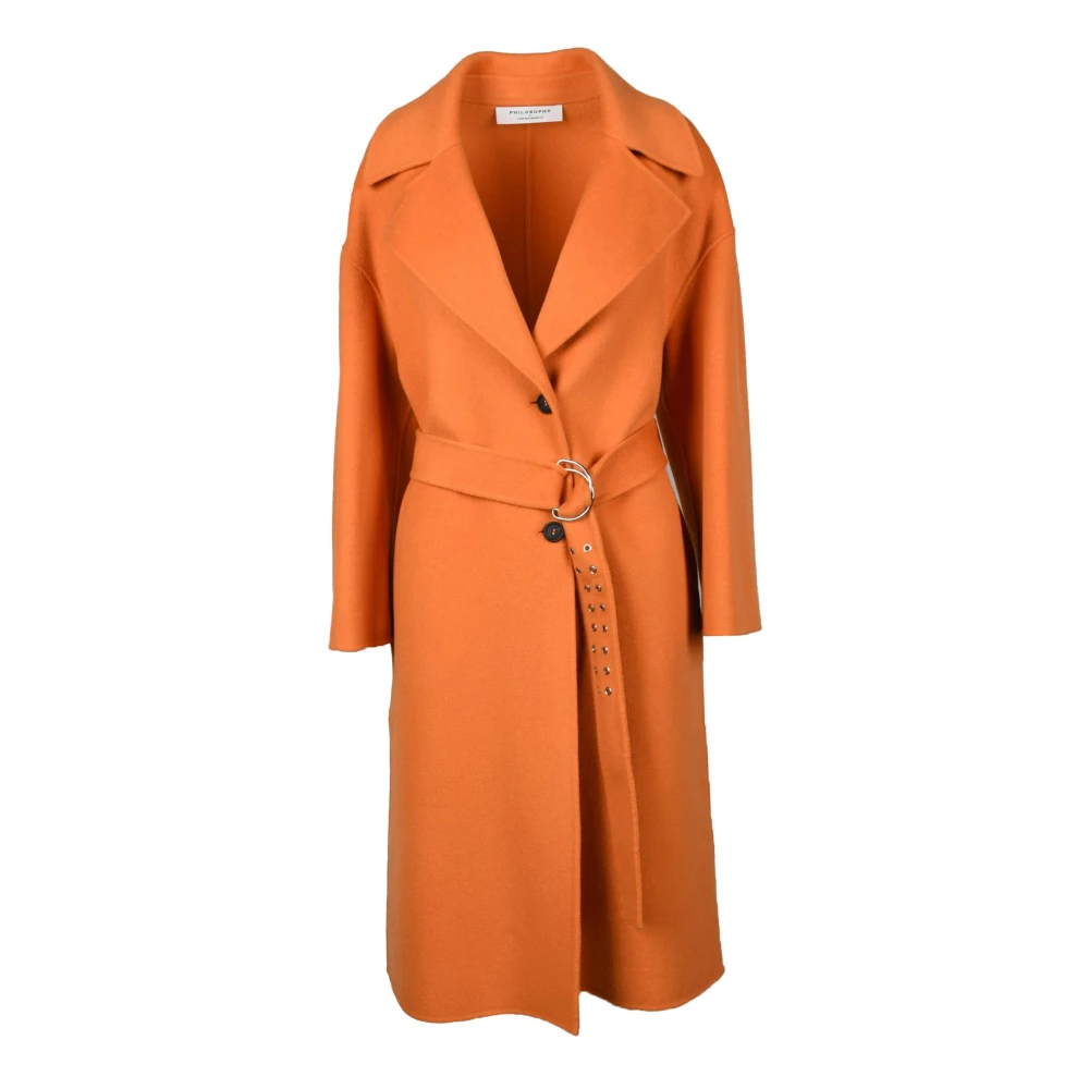 Coats > Belted Coats - - Philosophy di Lorenzo Serafini - Modalova