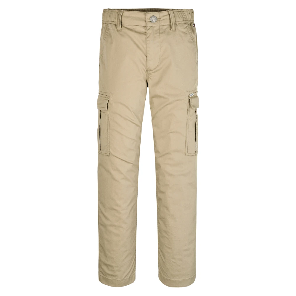 Tommy Hilfiger Boys Beige Cargo Trousers For - Trousers - 5 Y - Kids