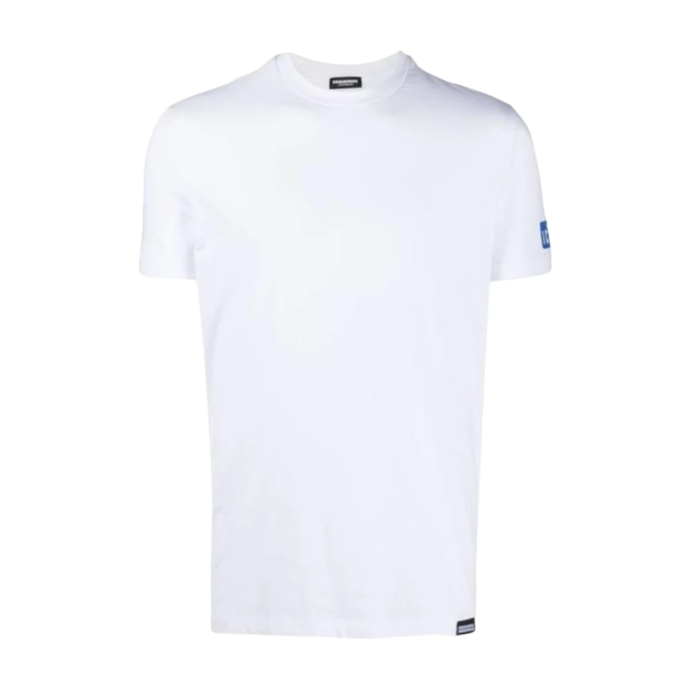 Dsquared2 Men's White Casual Cotton Tee Shirt