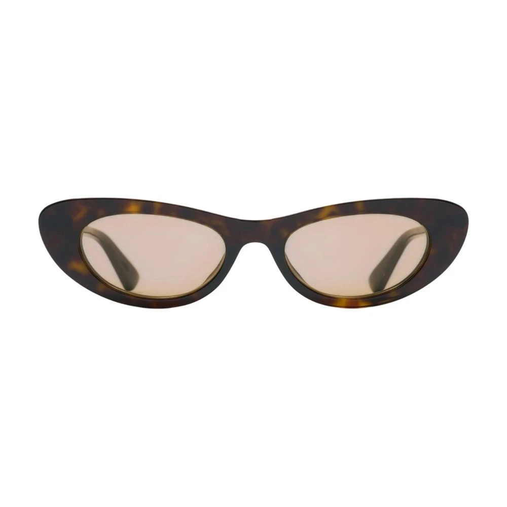 Bottega Veneta Brown Snap Cat-Eye Sunglasses - Male - Sunglasses - 51 Mm - Accessories