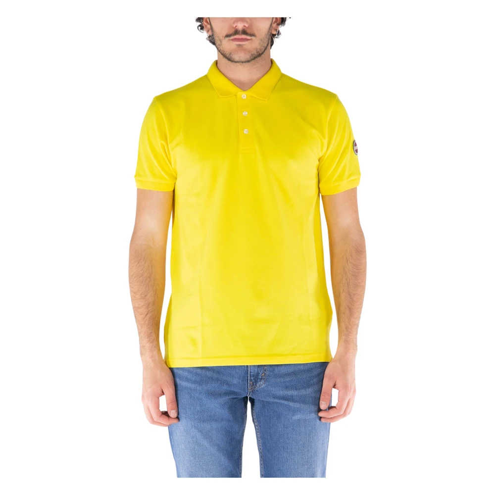 Colmar Polo Shirts Yellow Heren