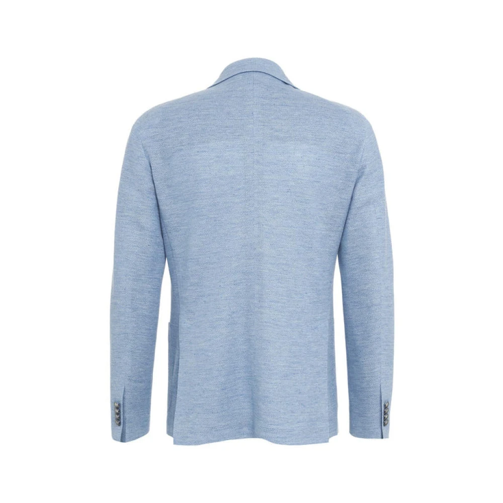 Tagliatore Lichtblauwe jassen Blue Heren