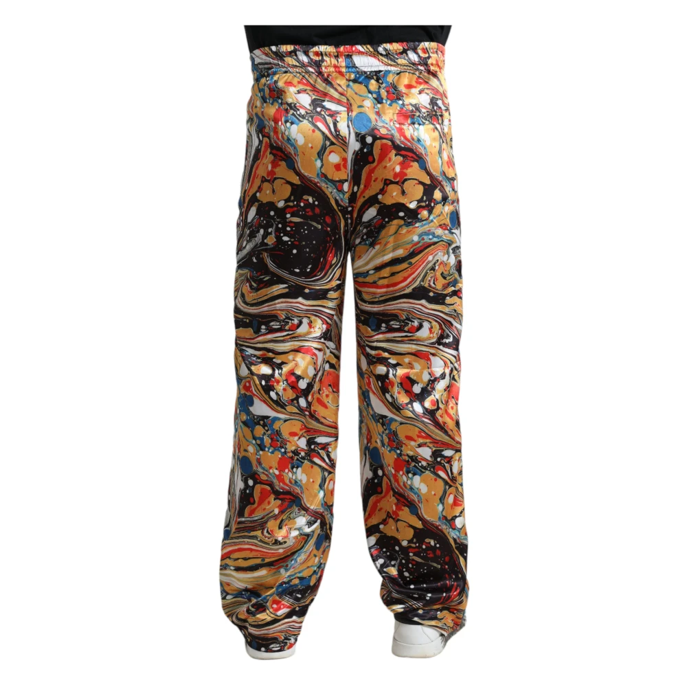 Dolce & Gabbana Wide Trousers Multicolor Heren