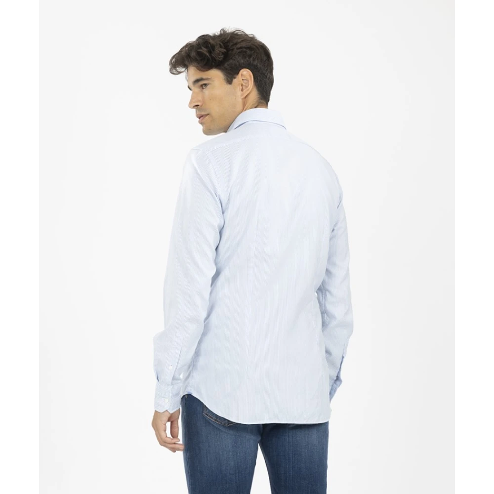Xacus Oxford Tencel Overhemd Blue Heren