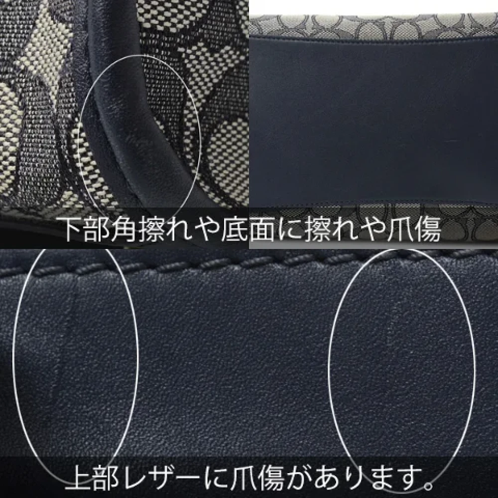 Coach Pre-owned Fabric handbags Blue Dames