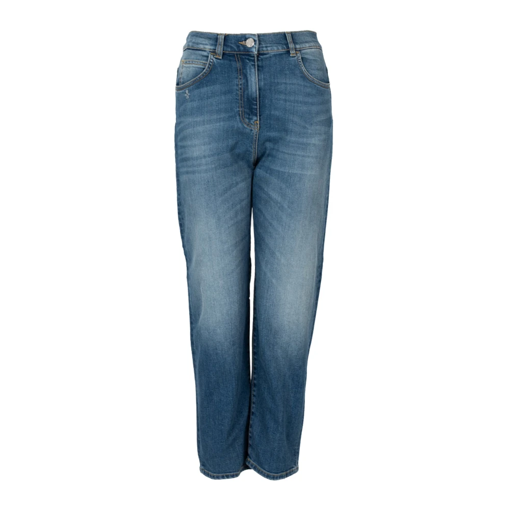 Pinko Vintage Stijl Broek Blue Dames