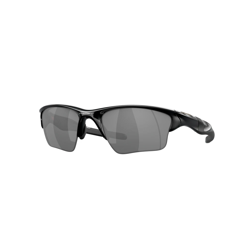 Oakley Unisex Black Sporty Sunglasses With Polarized Lenses