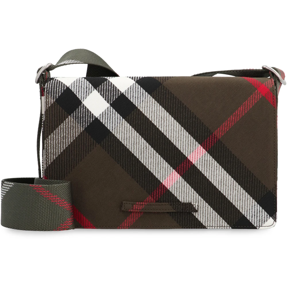 Burberry Stoffen Schoudertas met Motief Multicolor Heren