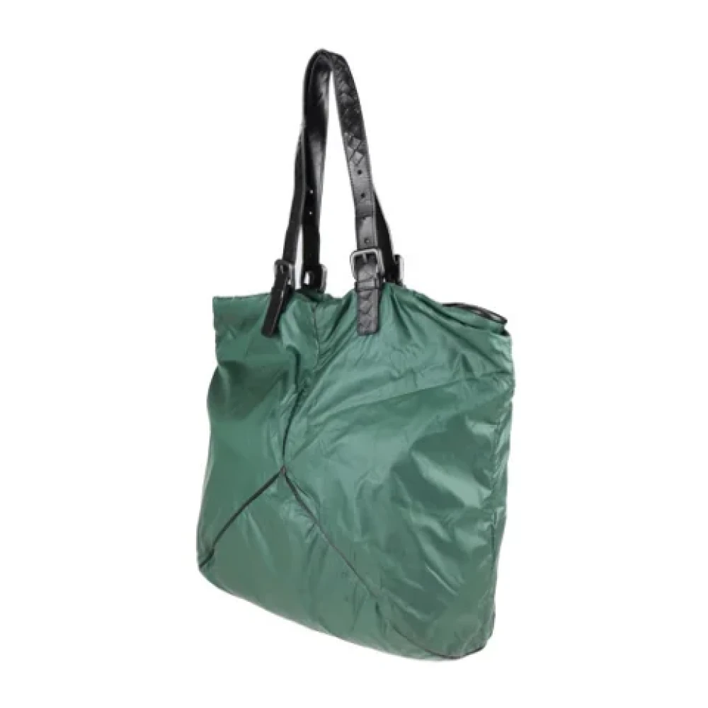 Bottega Veneta Vintage Pre-owned Leather shoulder-bags Green Dames