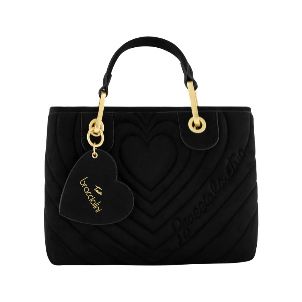Braccialini Donna Nero Borse, Taglia Unica, New,