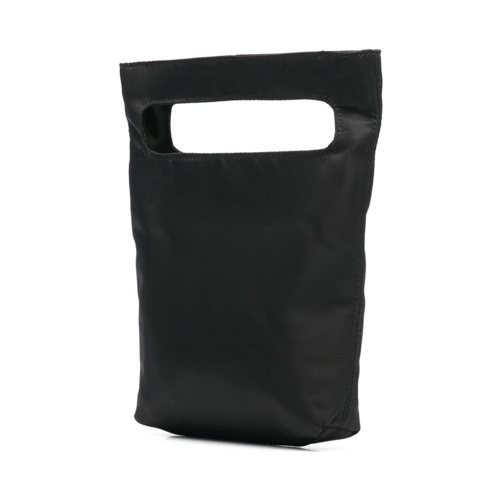 Y-3 Zwarte Tas met Uitgesneden Handvat Black Dames