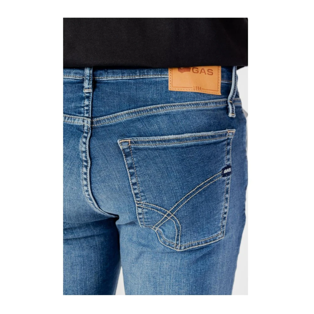 GAS Slim katoenen jeans collectie Blue Heren