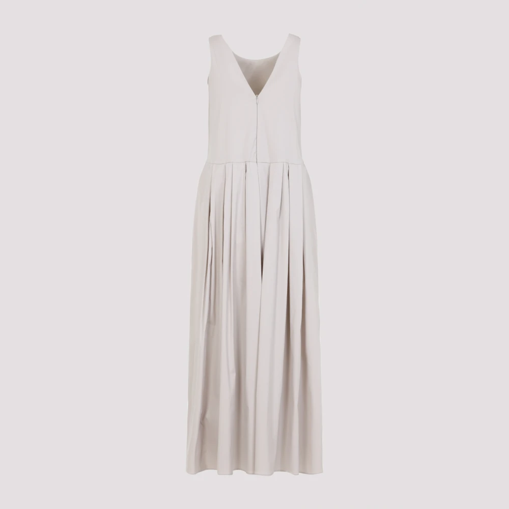 Max Mara Elegante Zomerjurk Gray Dames