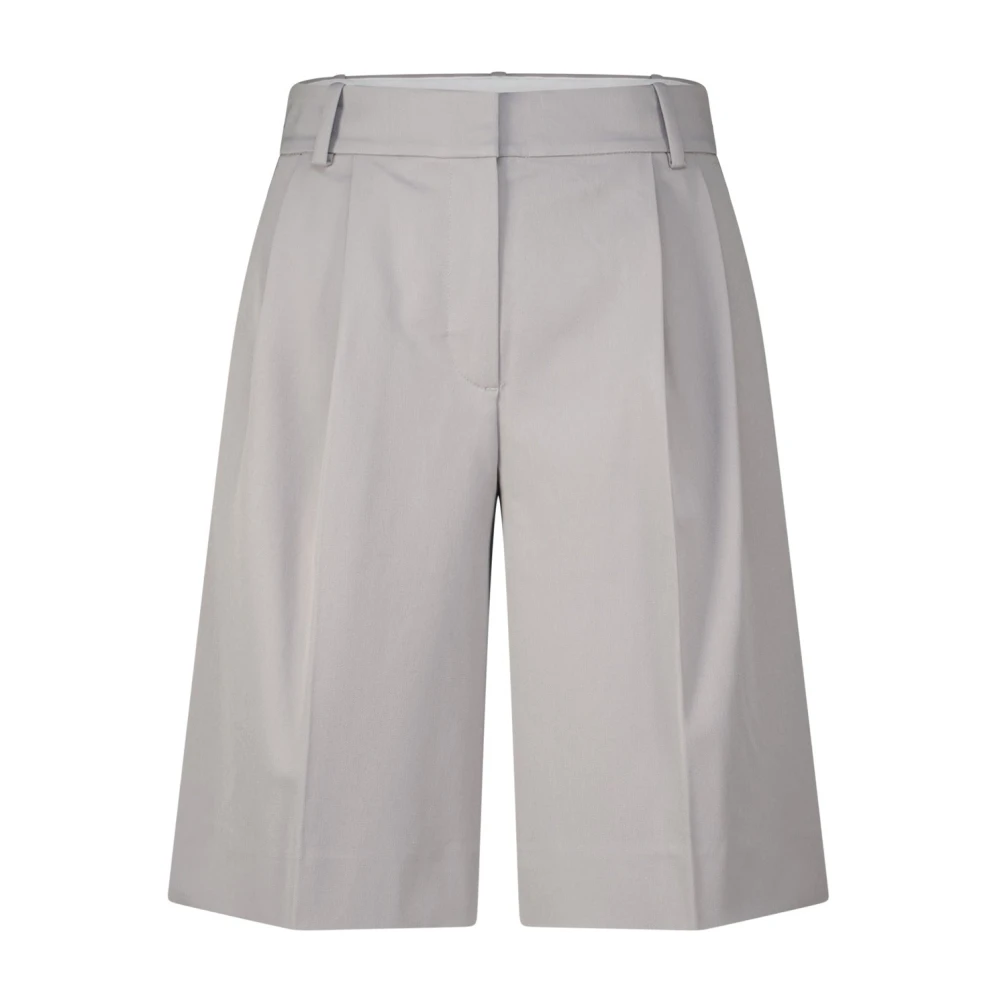 Samsøe Korte Stoffen Broek Sahaveny Gray Dames