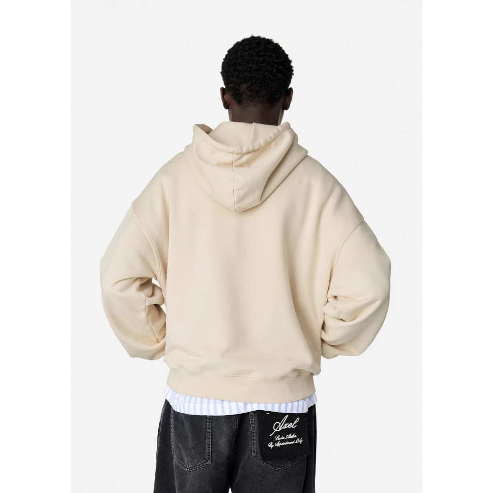 Axel Arigato Motto Hoodie Beige Heren