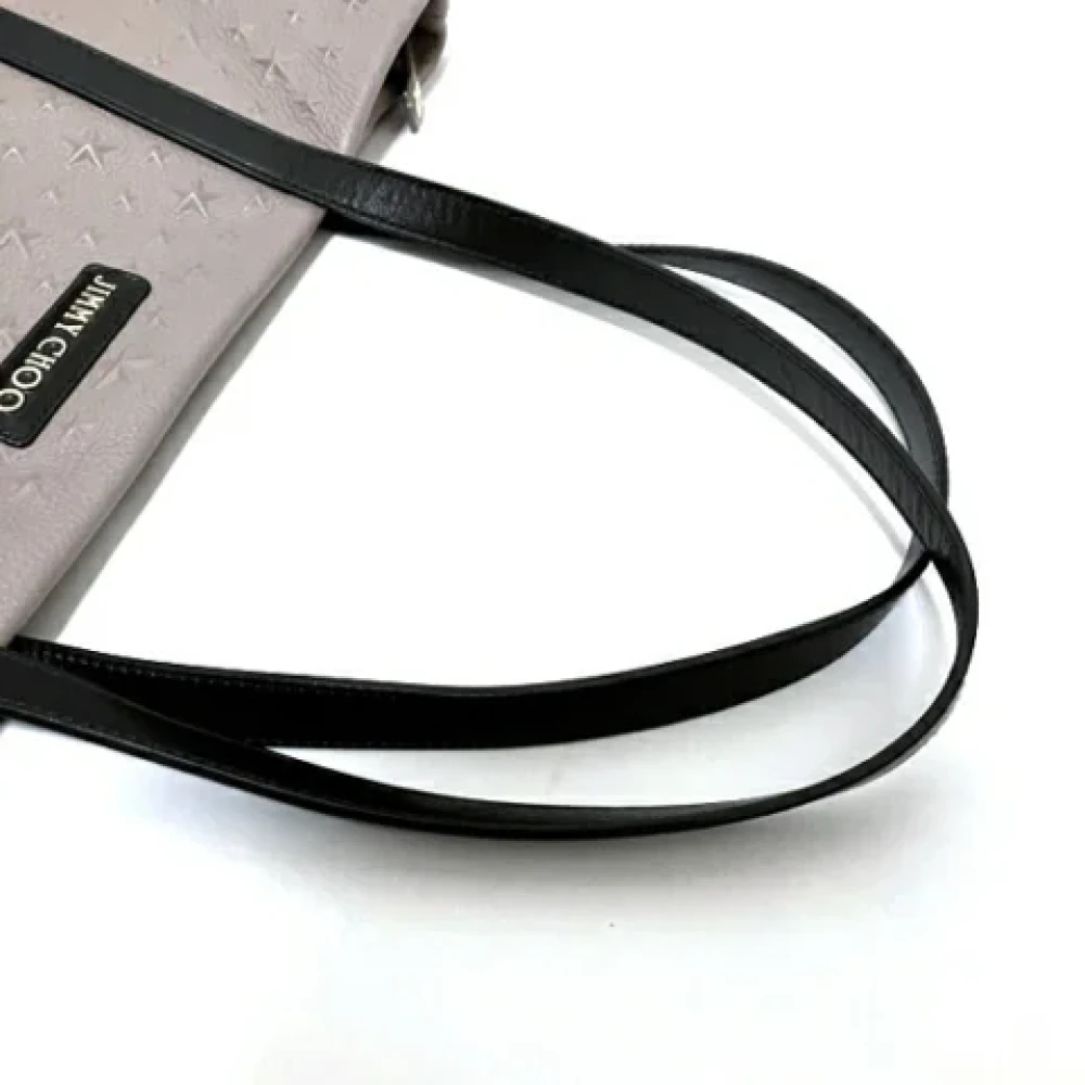 Jimmy Choo Pre-owned Leather shoulder-bags Gray Dames